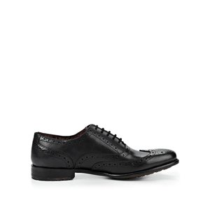 Černé kožené boty Oxford Paolo Vandini Velikost: 44